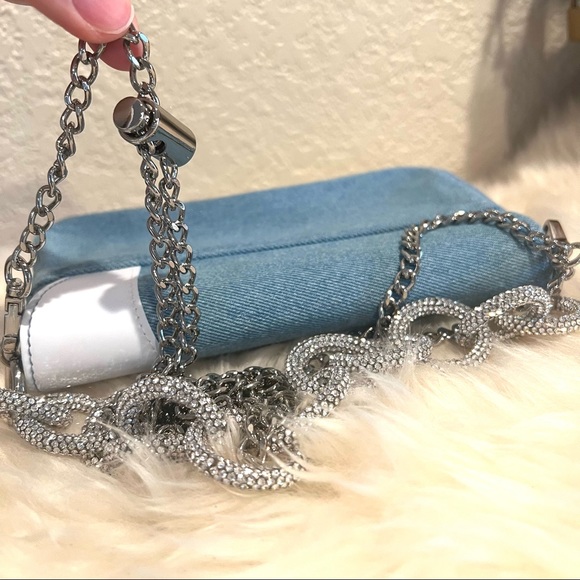 Dior Denim Beauty Clutch to Crossbody Bag and Handbag Rare Find - Picture 7 of 13